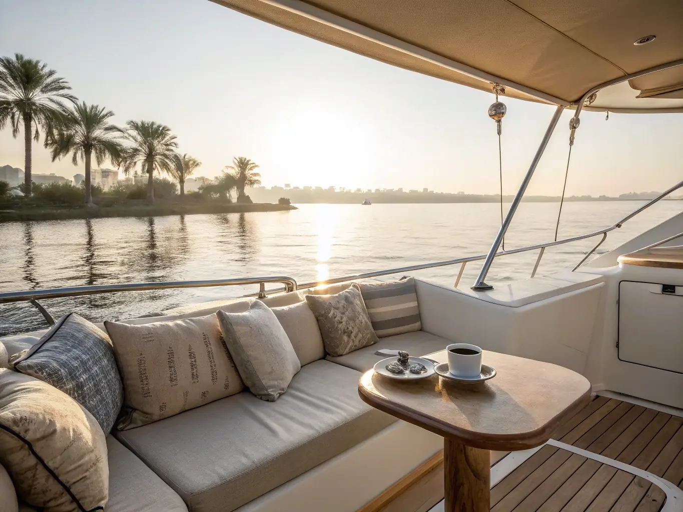 An image depicting a relaxed property owner enjoying the view from their balcony, symbolizing stress-free property management.